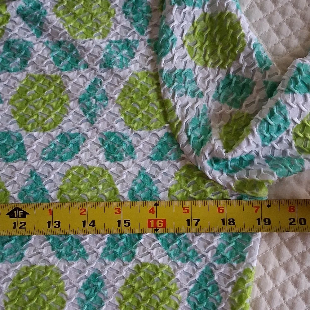 Ruby Rd. Textured Geometric Patterned Jersey Top - Picture 5 of 10